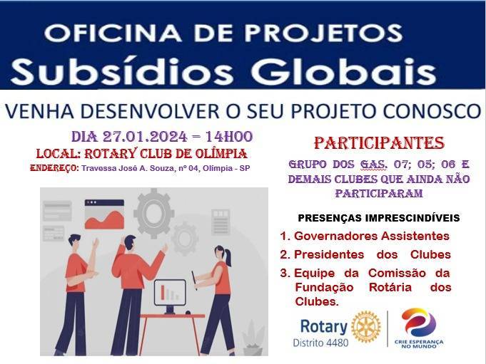 Oficina de Projetos em Olímpia 