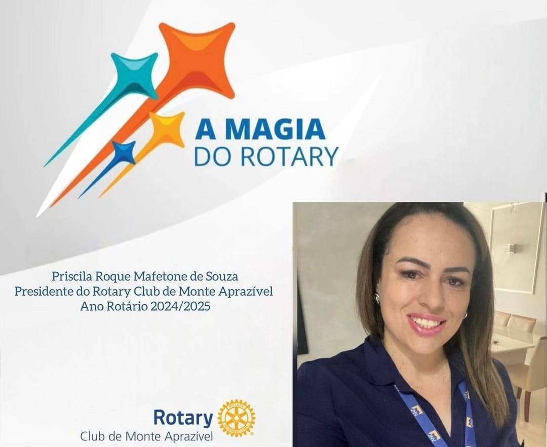 Eleita Presidente Rotary Club de Monte Aprazível 24/25