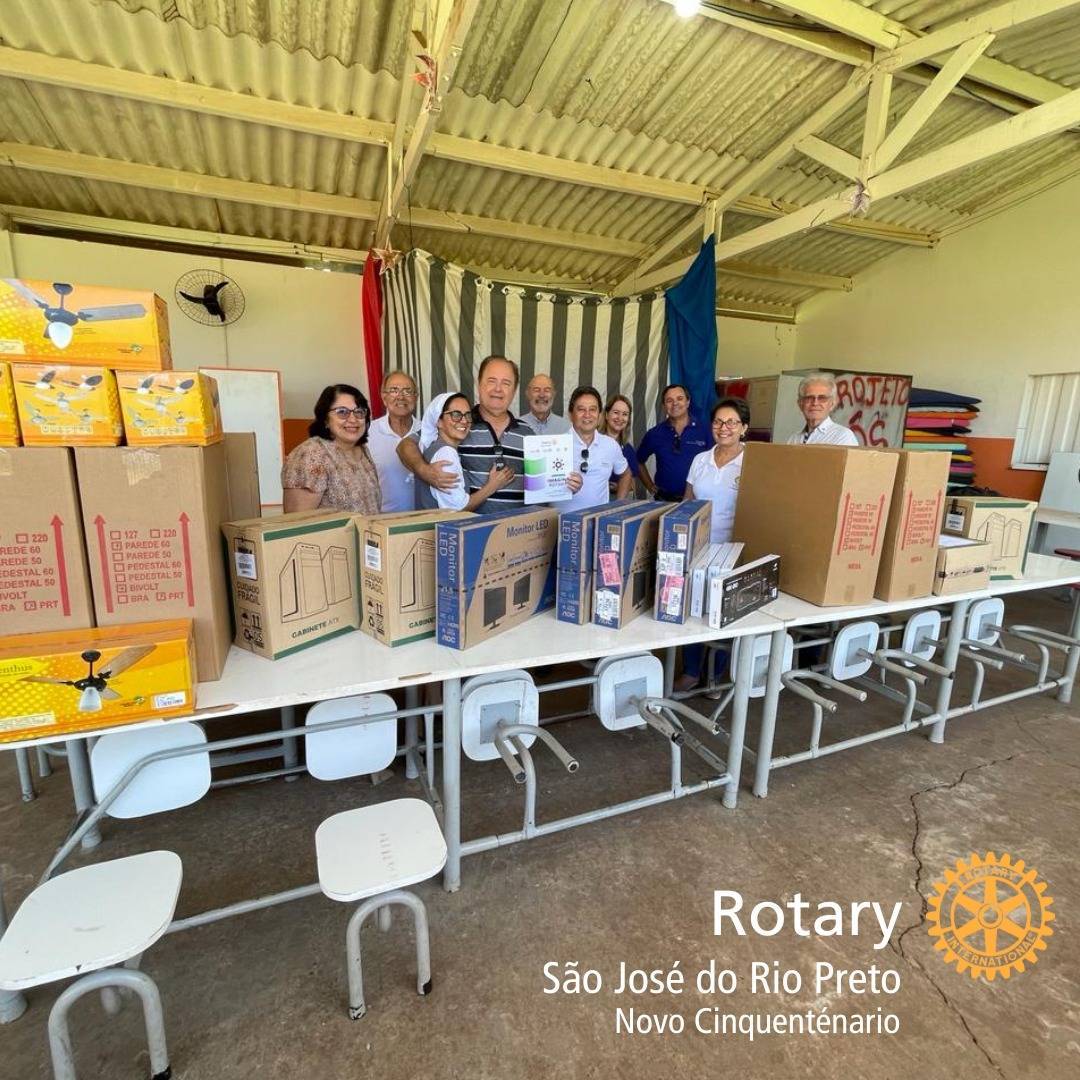 Super entrega do Rotary Club de São José do Rio Preto Jardins