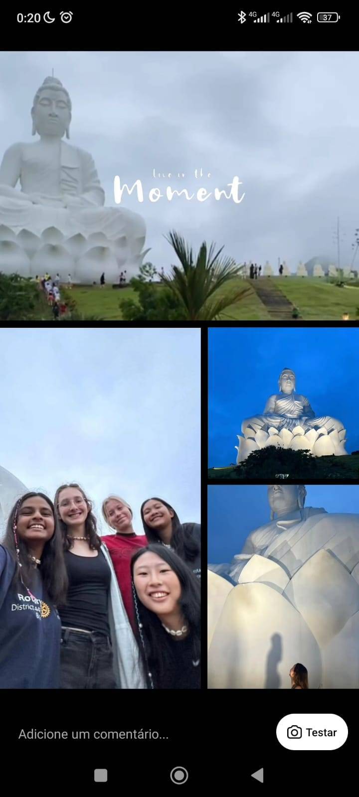 Nova parada dos Intercambistas na Grande Viagem