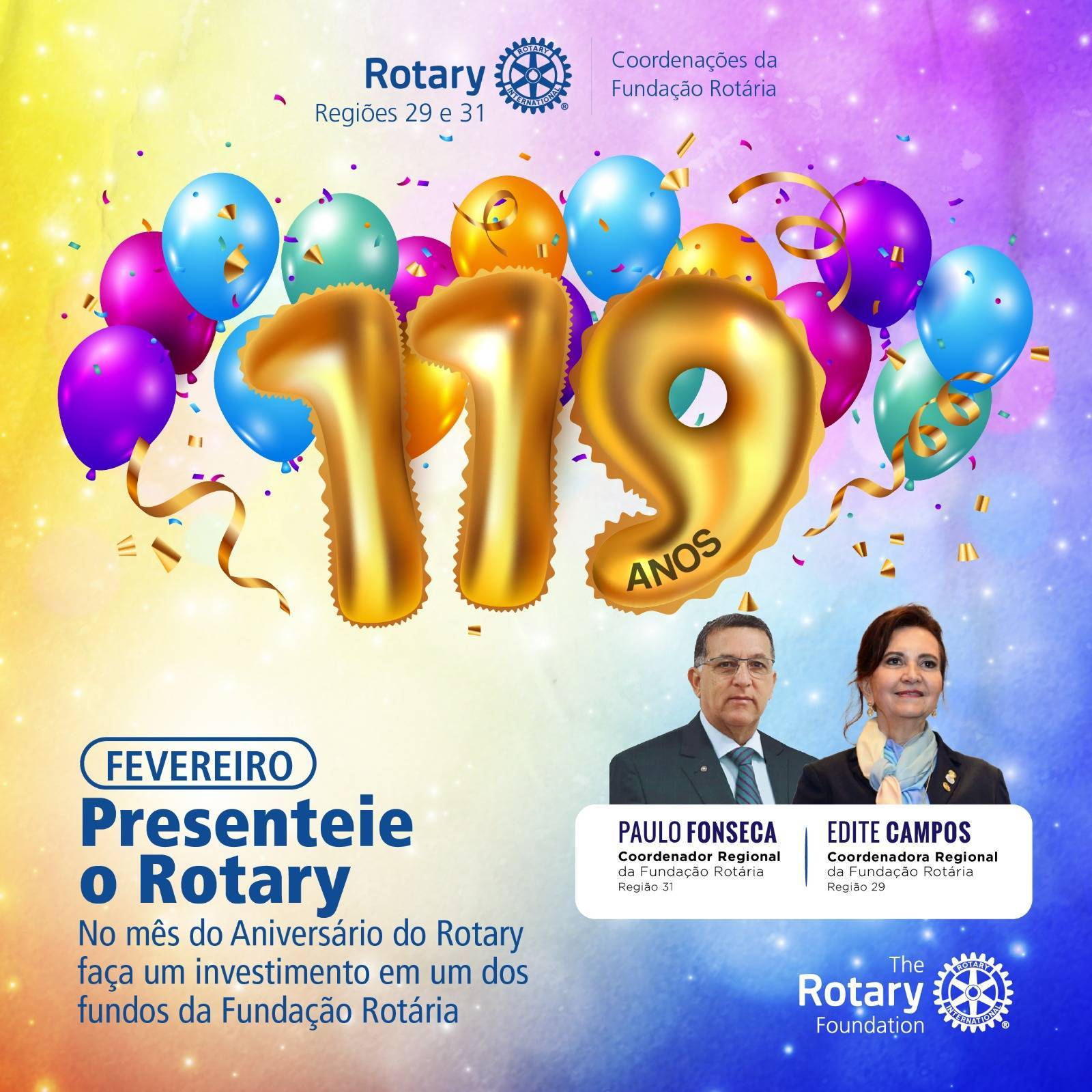 Campanha de Aniversário em Prol da Fundação Rotária