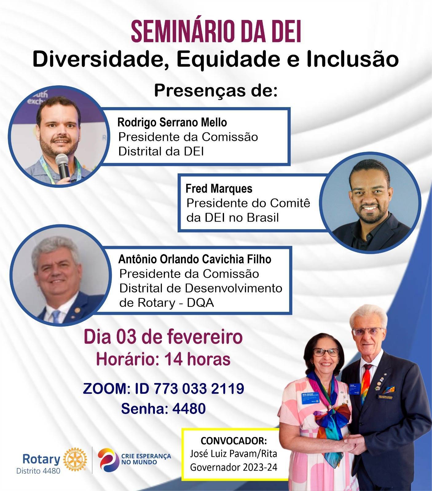 SEMINÁRIO DA DEI - Diversidade, Equidade e Inclusão