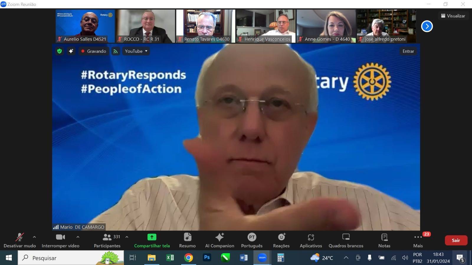 Reunião Online Presidentes RI