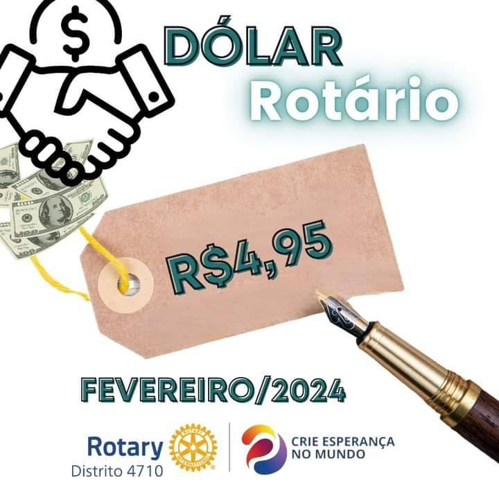 Dólar Rotário - Fevereiro 