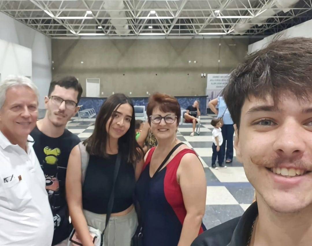 Chegada da Intercambista Maria Alejandra do Peru