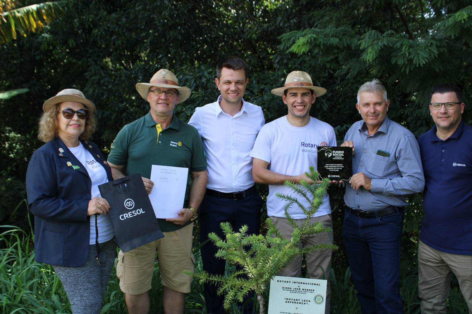 CRESOL PROGRESSO apoia projeto ambiental do clube.