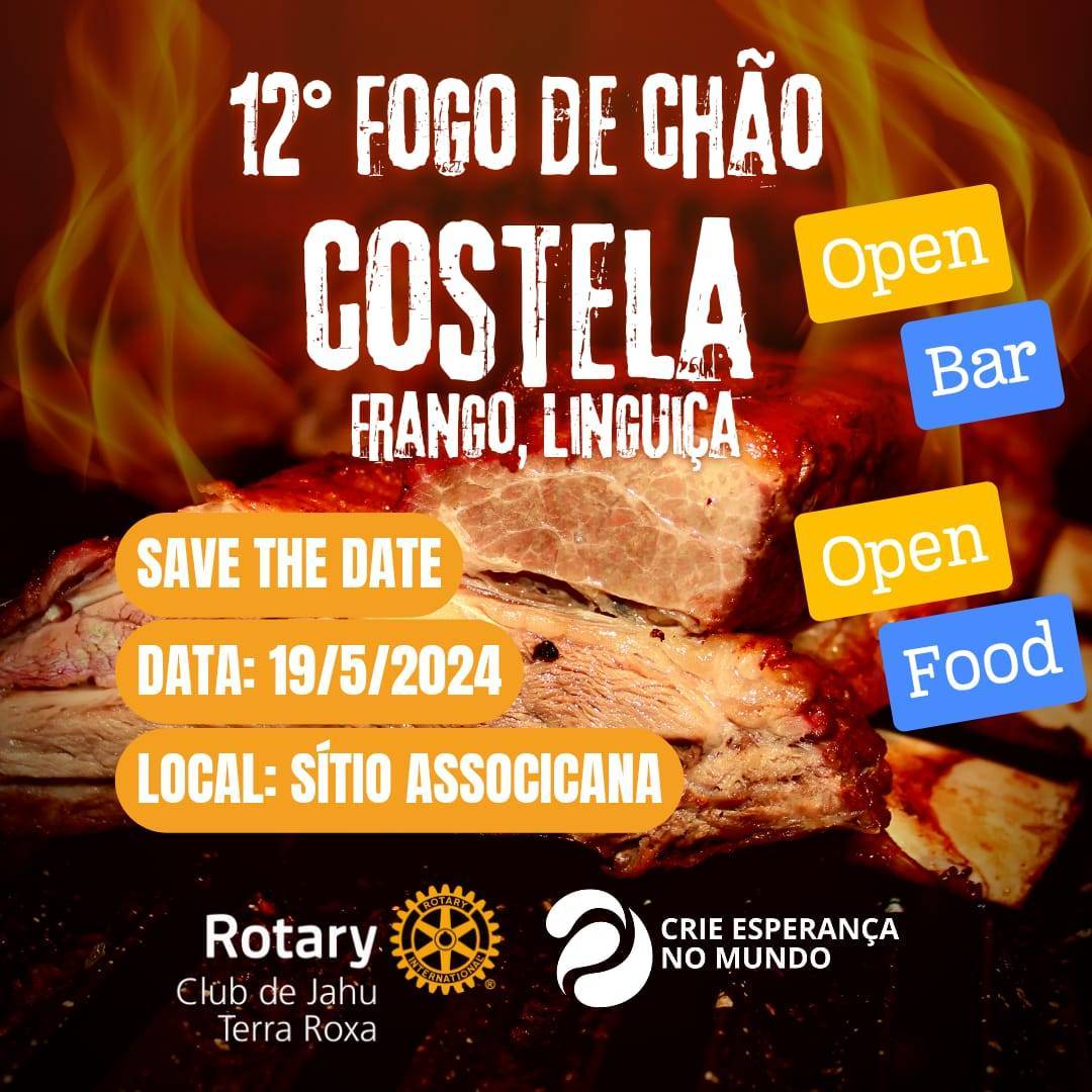 SAVE THE DATE -  12° FOGO DE CHÃO