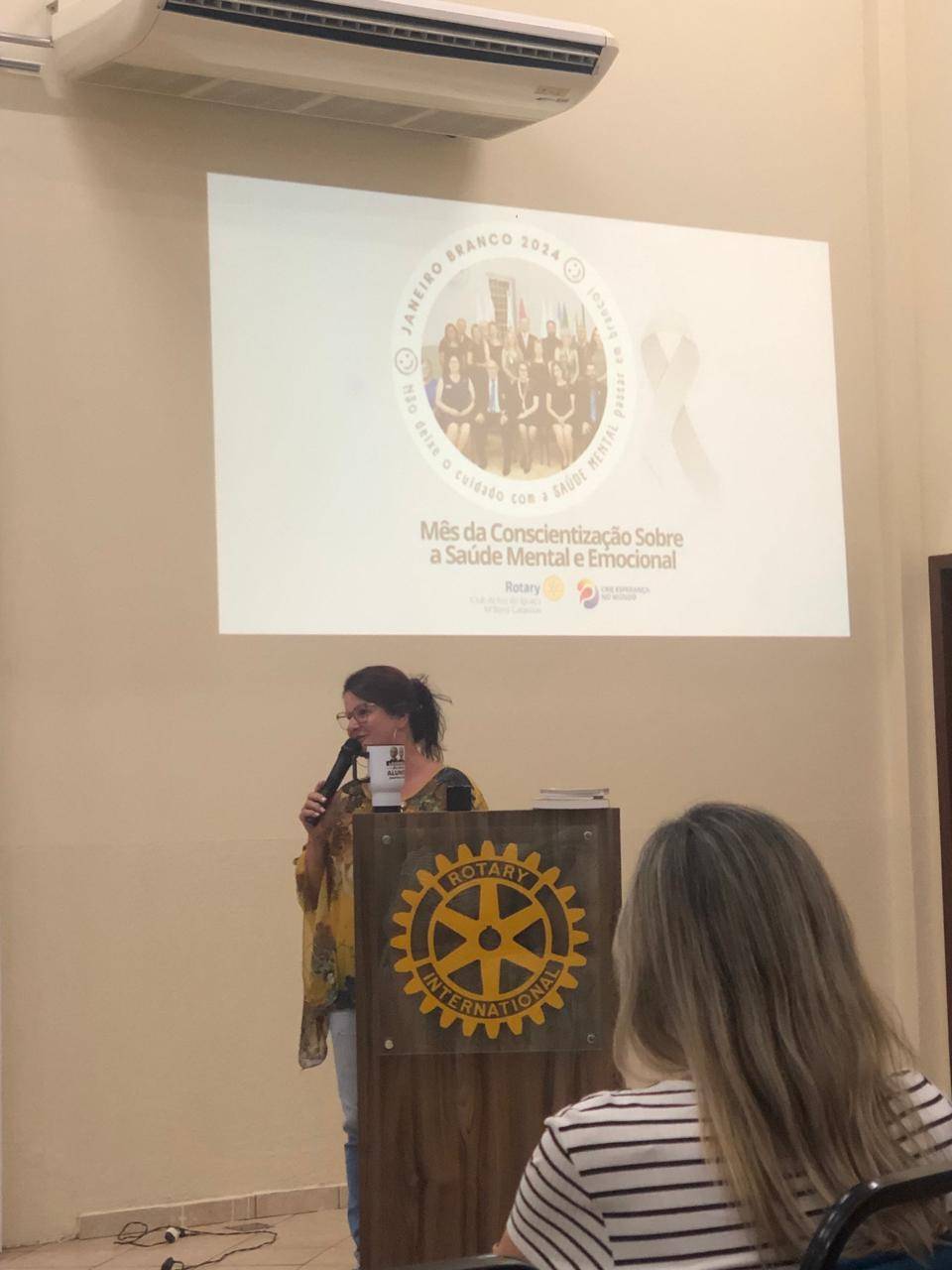 Participação ciclo de palestras janeiro branco - saúde mental