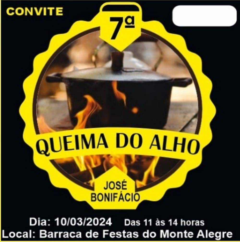 Save the Date - 7ª Queima de Alho
