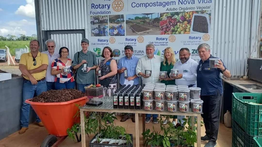 Representantes mundiais visitaram projeto do Rotary Clube de Votuporanga