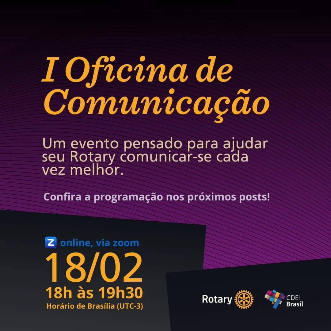 1ª Oficina de Comunicação do CDEI Brasil