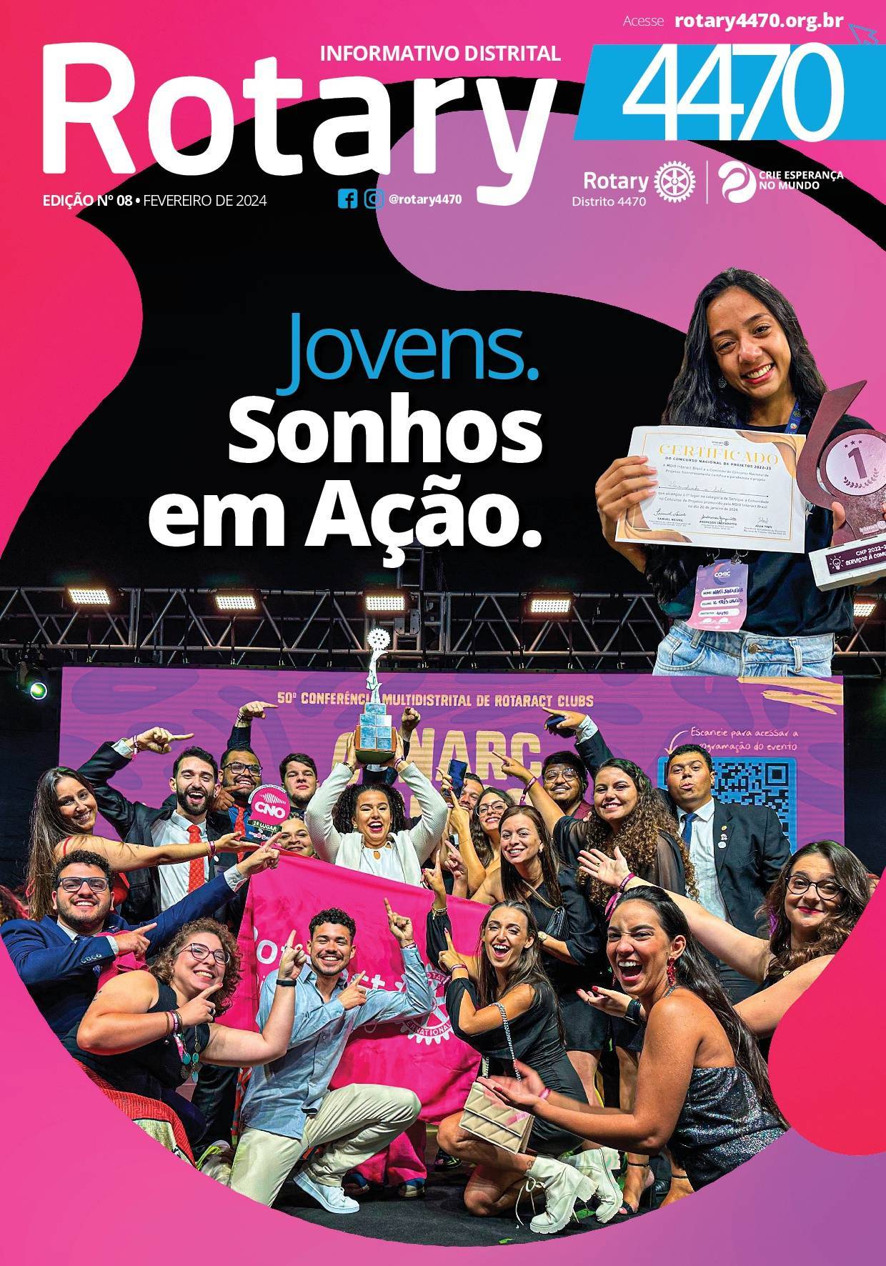 Informativo Rotário de FEVEREIRO/2024 - Numero 08 - Carta Mensal