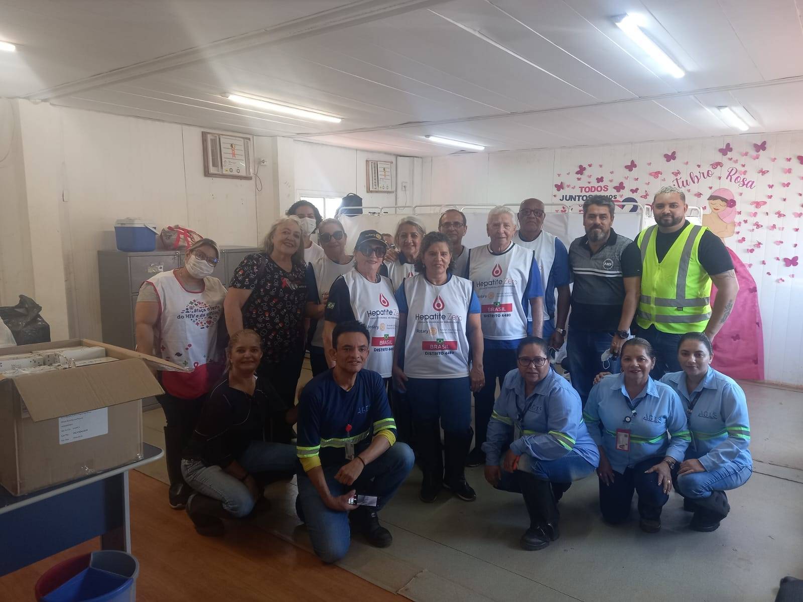 Campanha de teste da Hepatite B e C com Rotary Club de Ilha Solteira