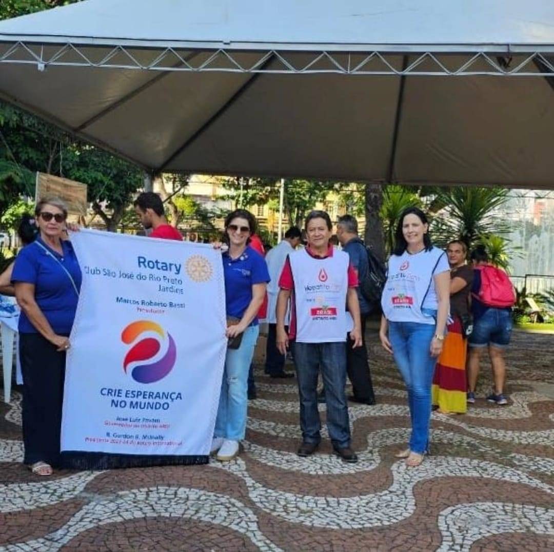 Hepatite Zero com Rotary Club de São José do Rio Preto Jardins