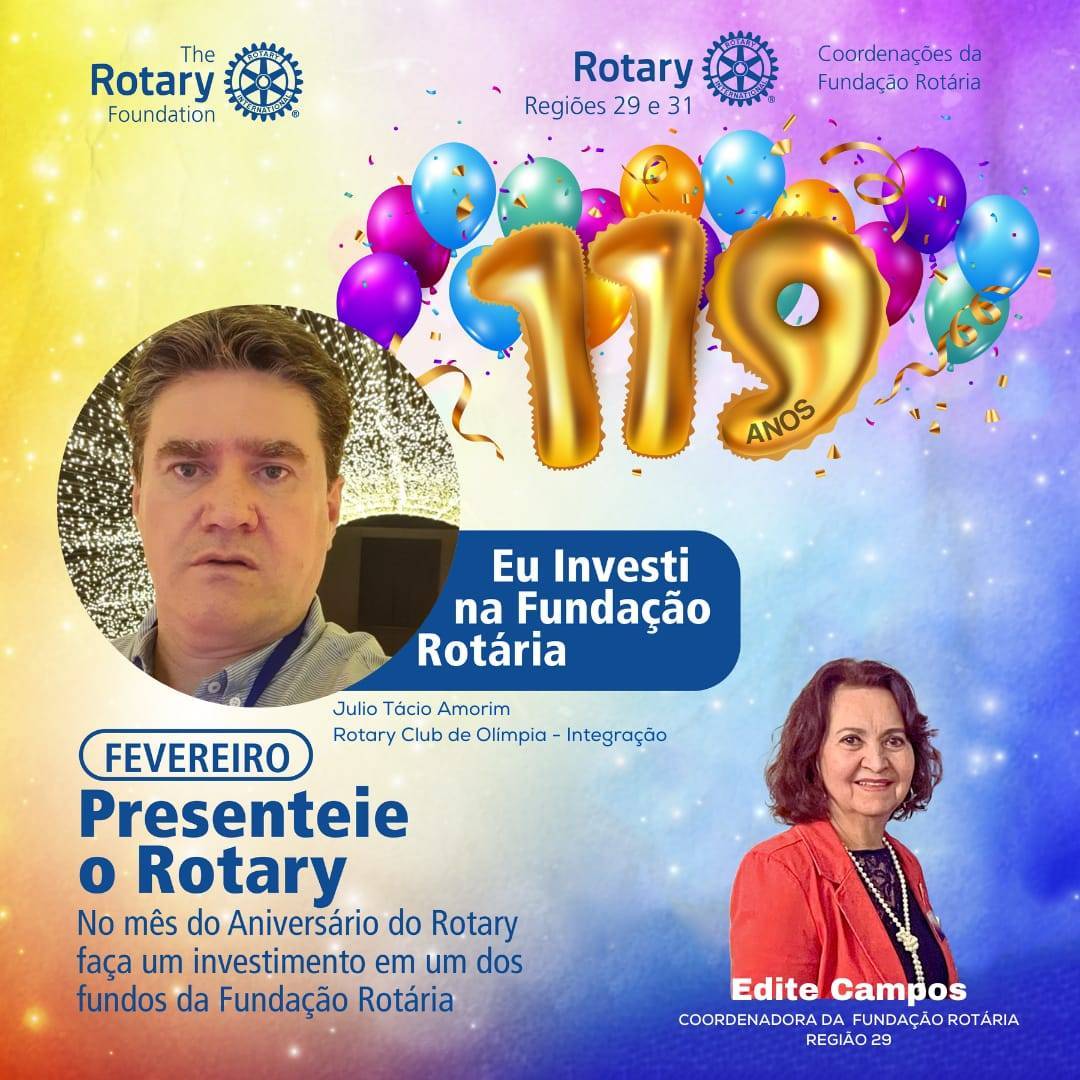 Campanha "Presenteie o Rotary"