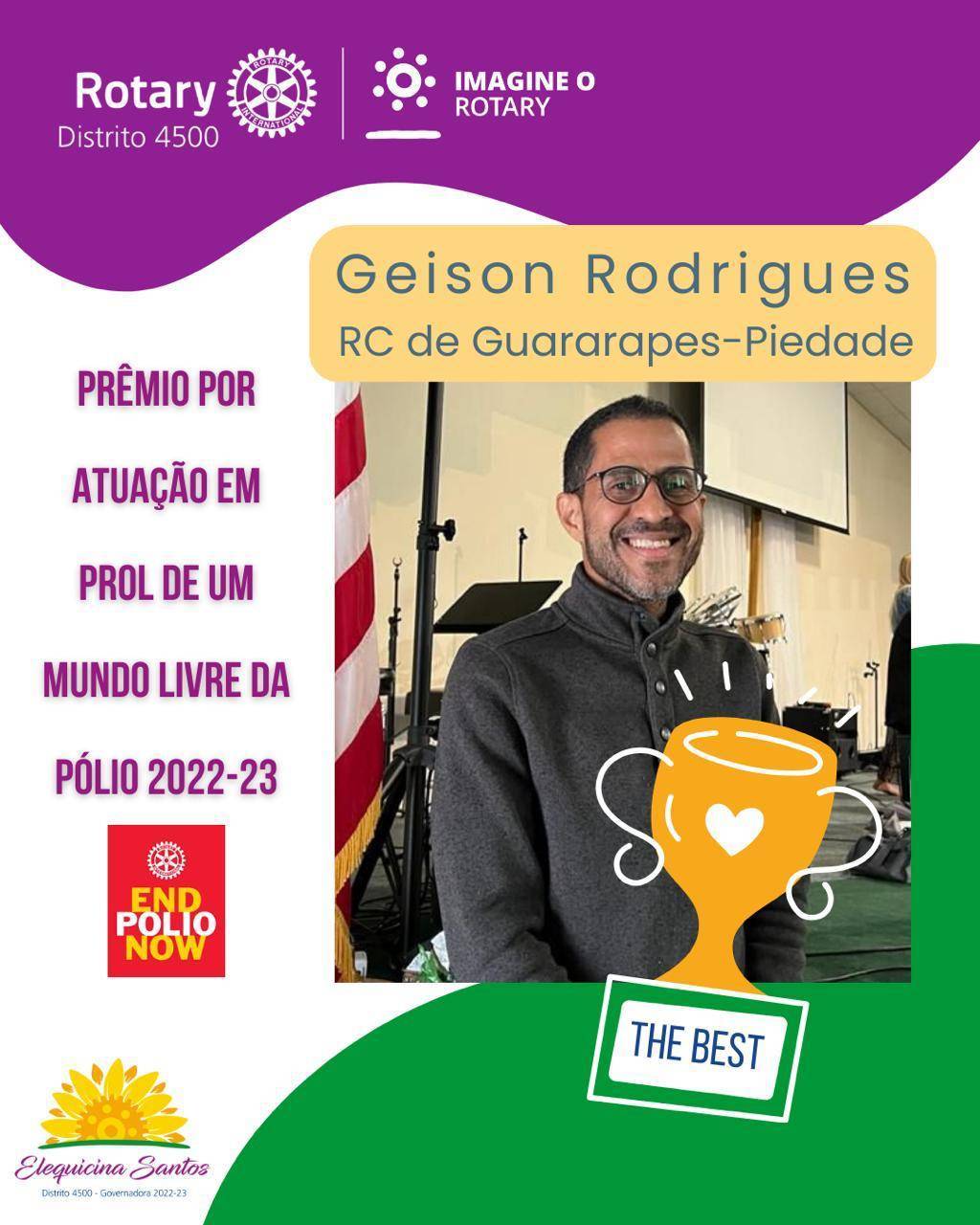 Geison Adriano Rodrigues, Associado do RC Guararapes-Piedade