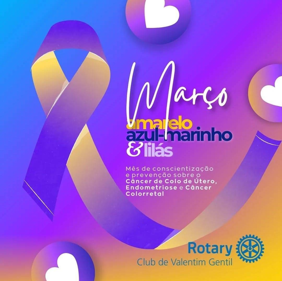 Março Amarelo, Azul Marinho e Lilás