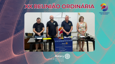 XX REUNIÃO ORDINÁRIA