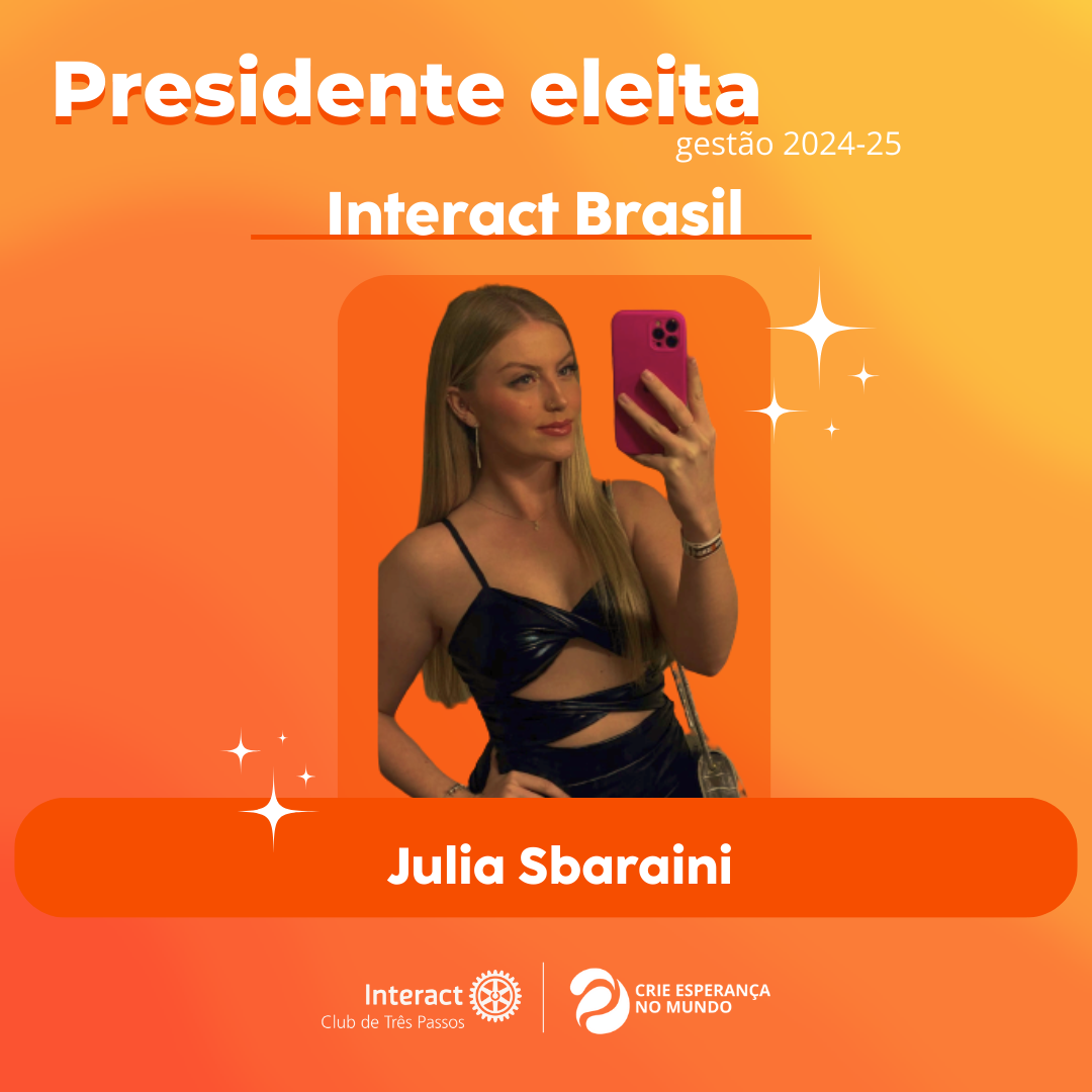 Presidente da MDIO Interact Brasil 🧡✨