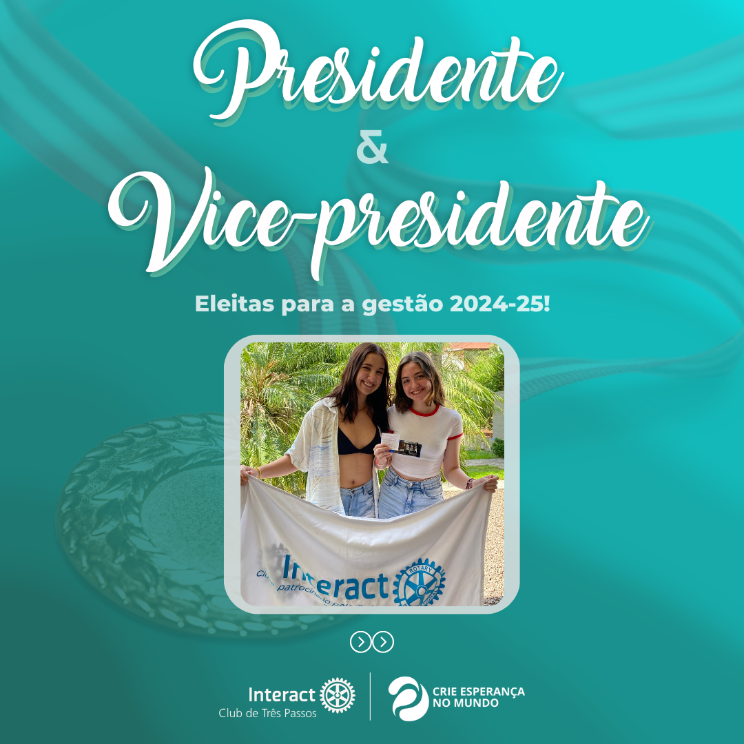 Presidente & Vice Eleitas ⚙️💙