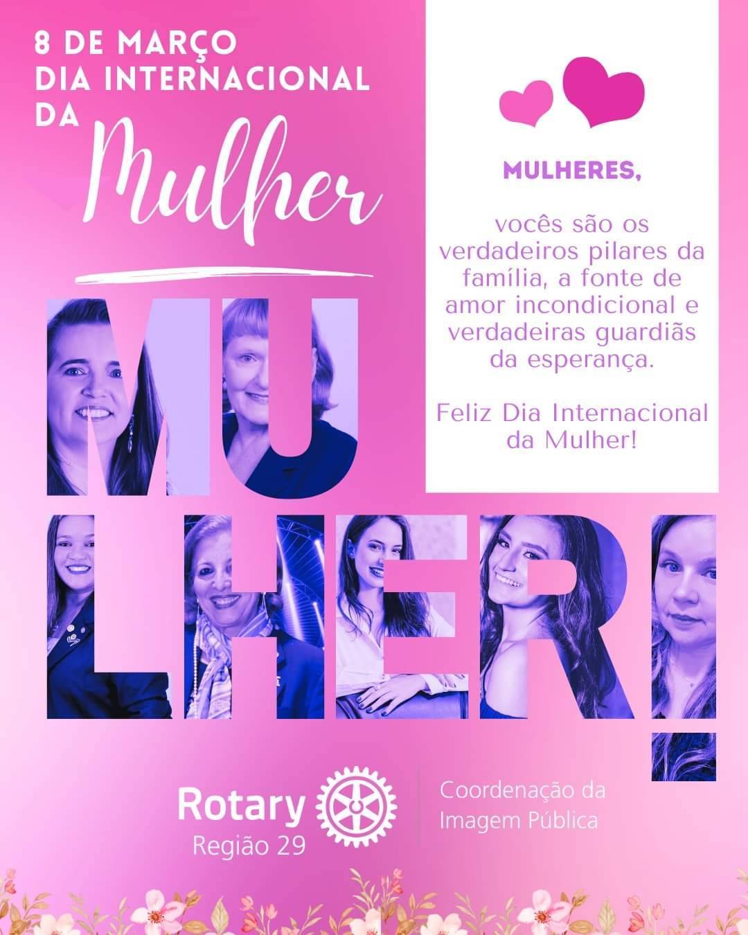 Mulheres do Rotary no seu dia internacional
