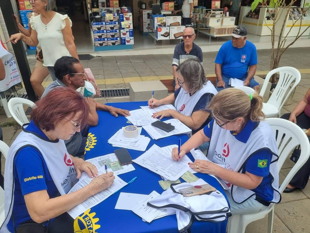 Projeto Hepatite Zero pelo Rotary Club de Lins Sul