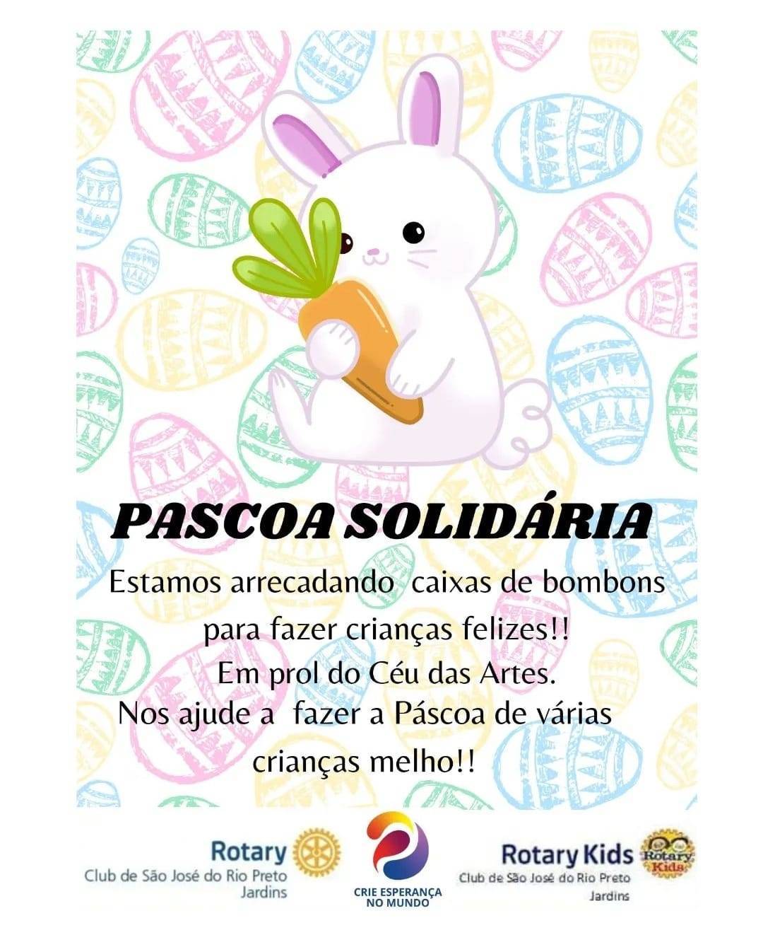 Primeira Campanha de Arrecadação de caixas de bombons pelo Rotary Kids de São José do Rio Preto Jardins