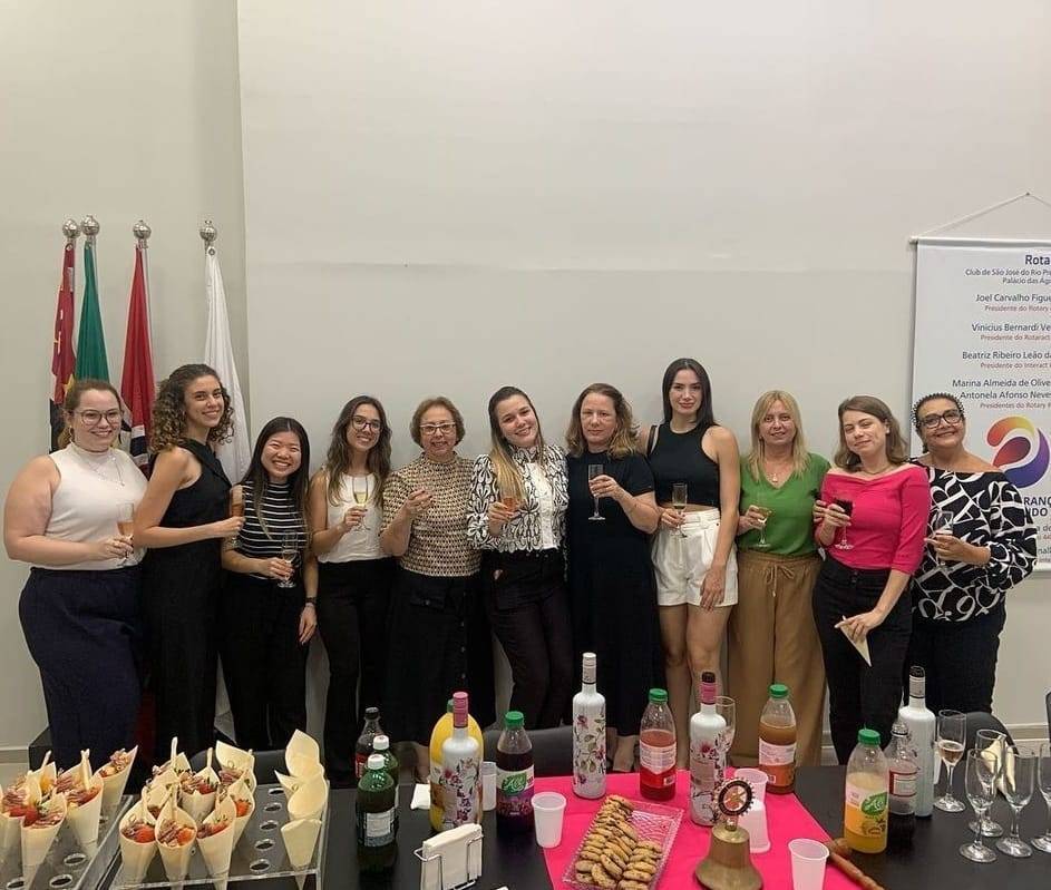 No Dia internacional da Mulher teve festa no Rotary Club de São José do Rio Preto Palácio das Águas