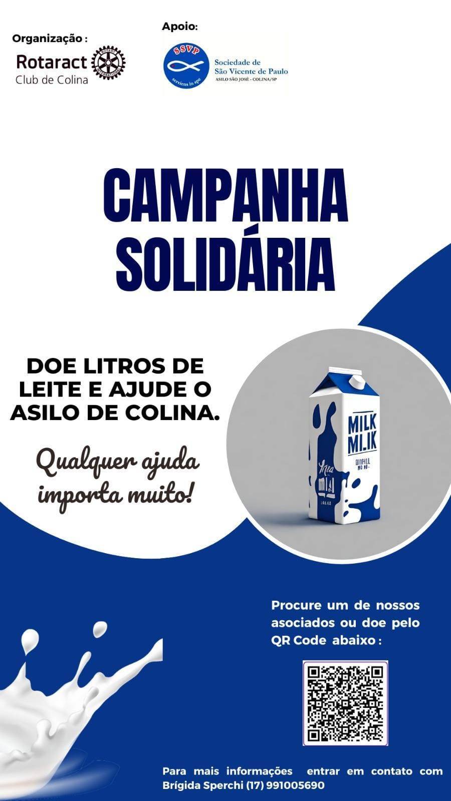 Arrecadação de Leite em Colina 