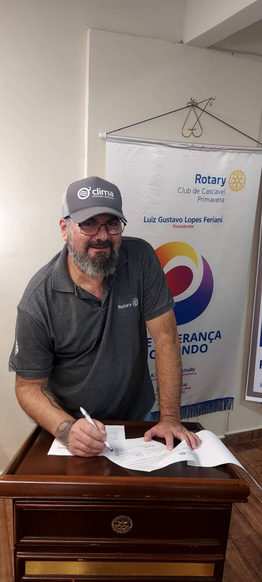 Assinatura do contrato - Empresa cidadã