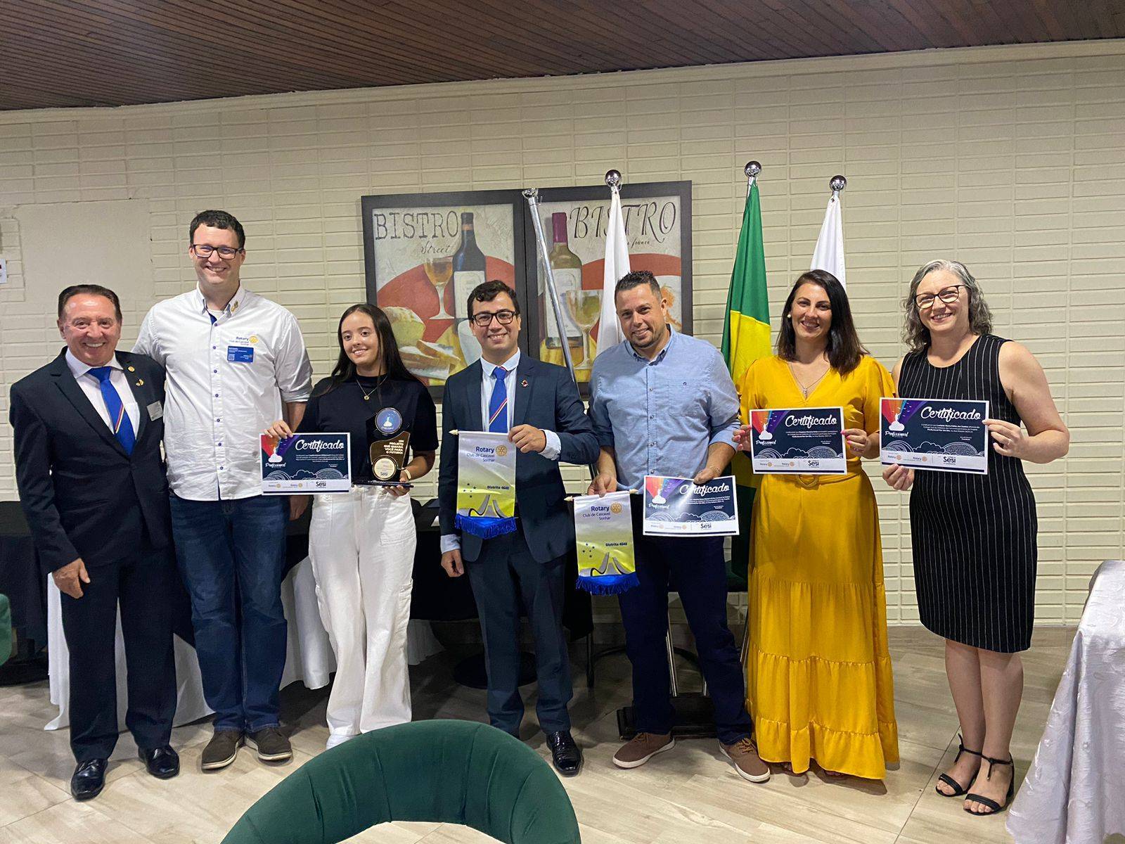 Homenageados do Evento