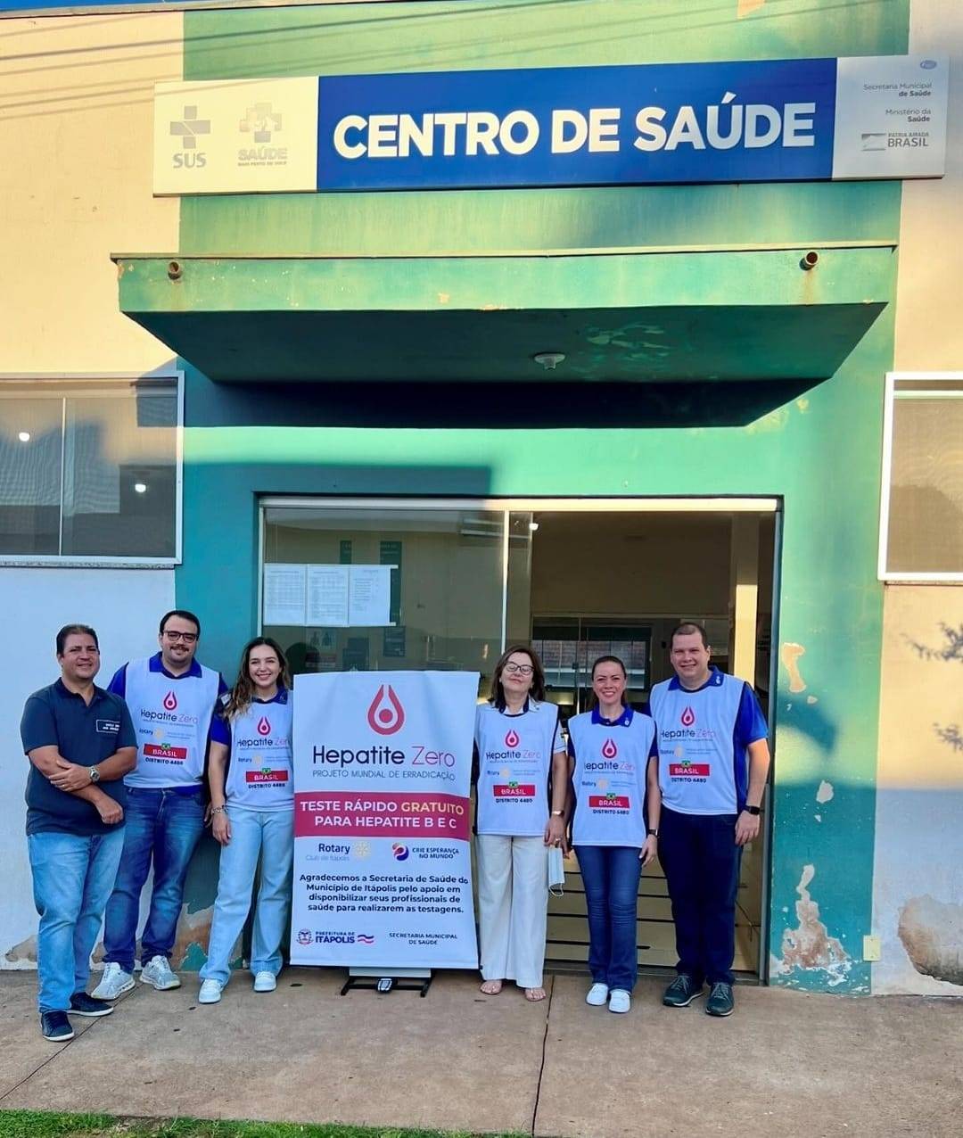 Rotary Club de Itápolis realizou a campanha Hepatite Zero