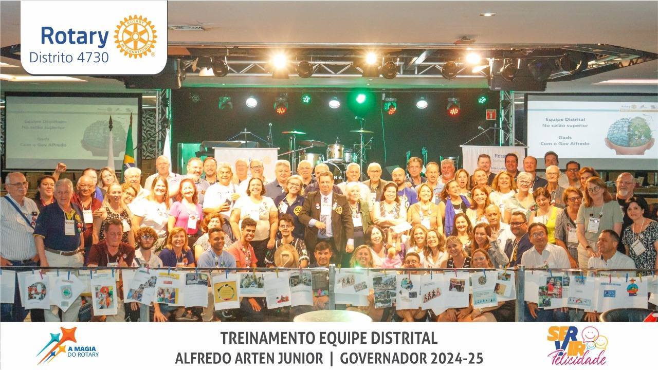 Treinamento da Equipe Distrital 2024-25 em 16 de março de 2024.