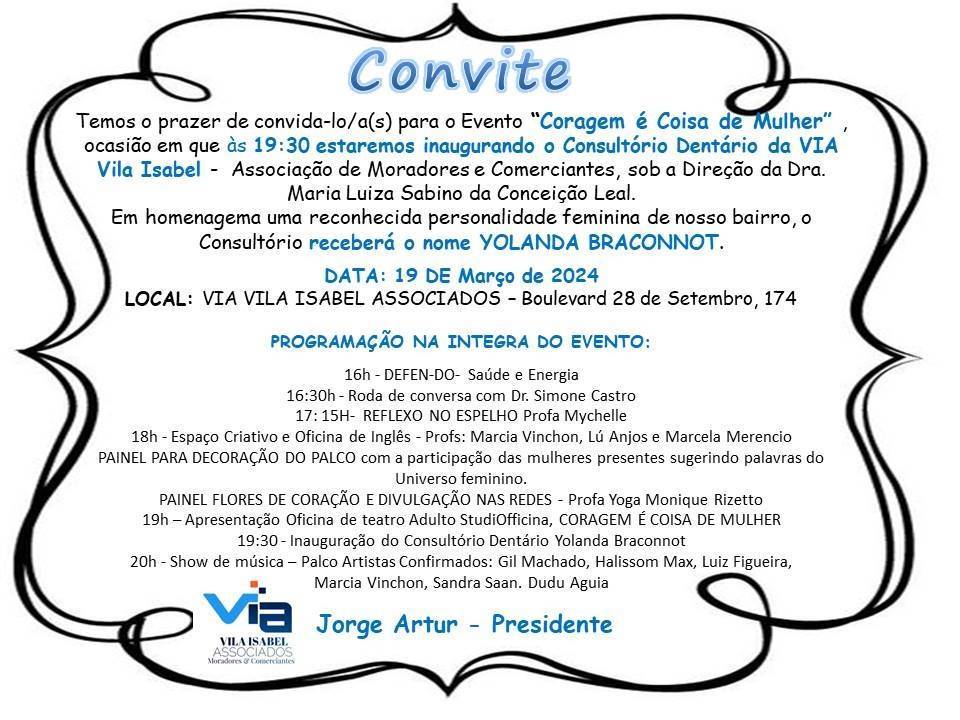 Por Siomara Castro Presidente da Comissão de Imagem Pública