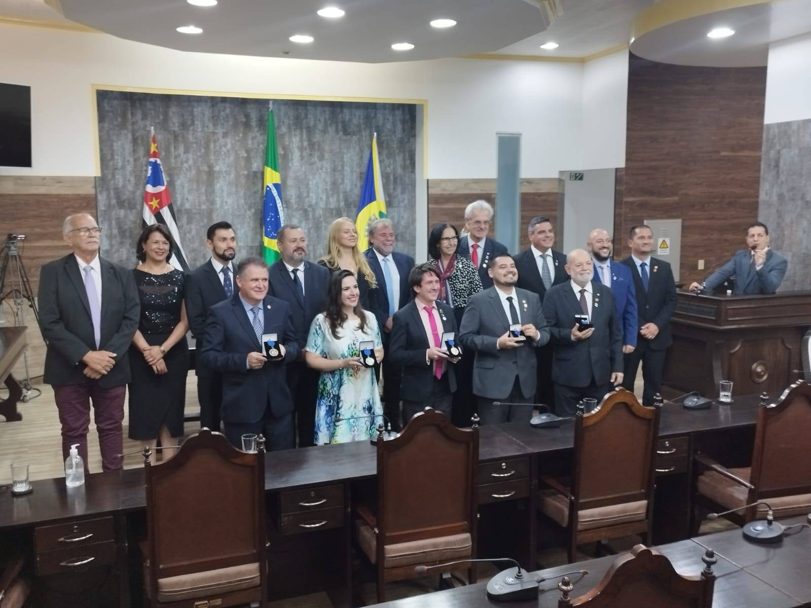 Homenagens a Rotarianos na Câmara Municipal de Jaú