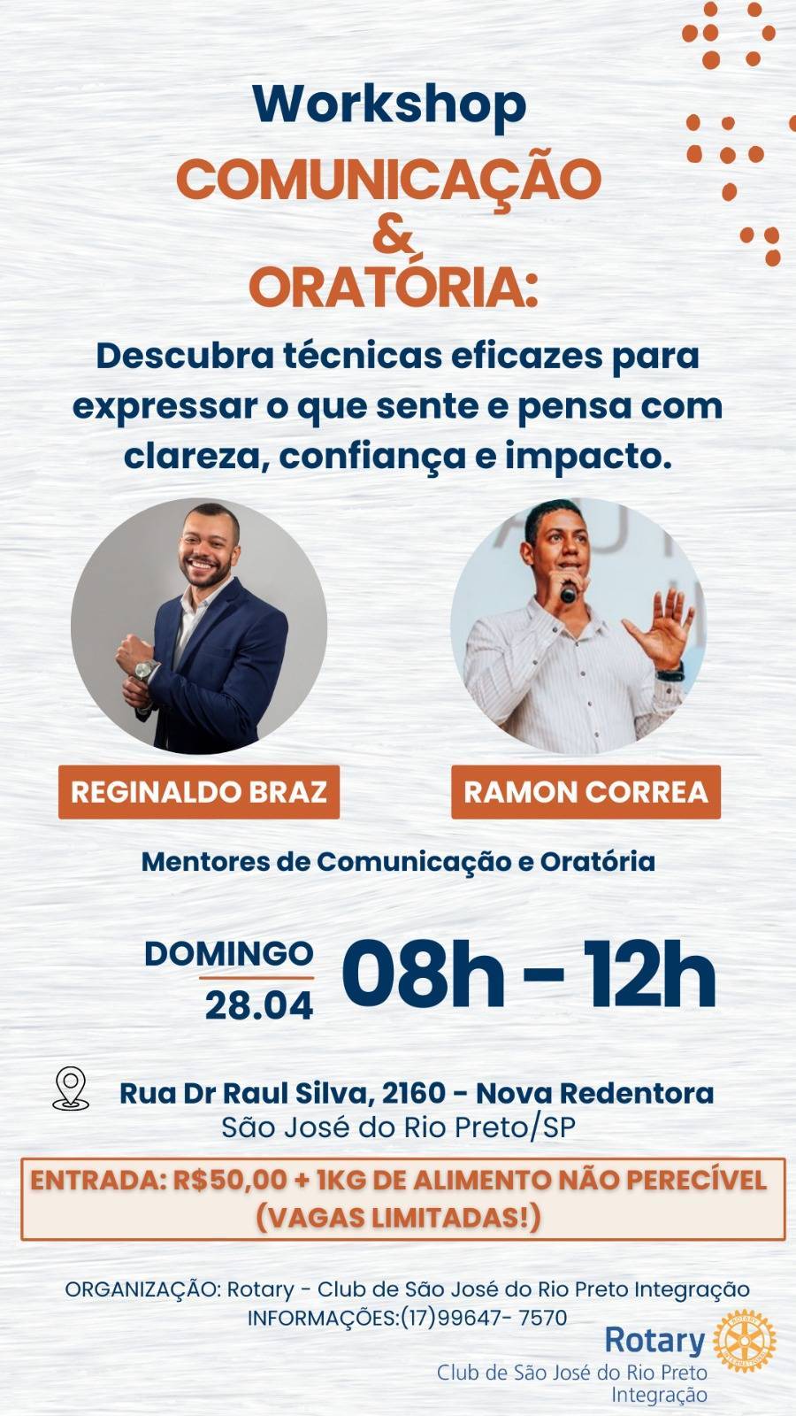 Workshop de Comunicação e Oratória 