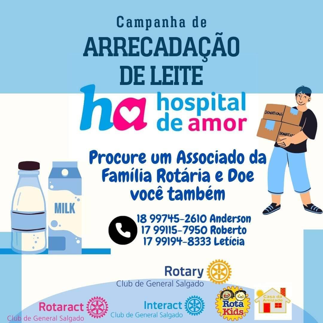 Arrecadação de Leite para Hospital do Câncer de Jales