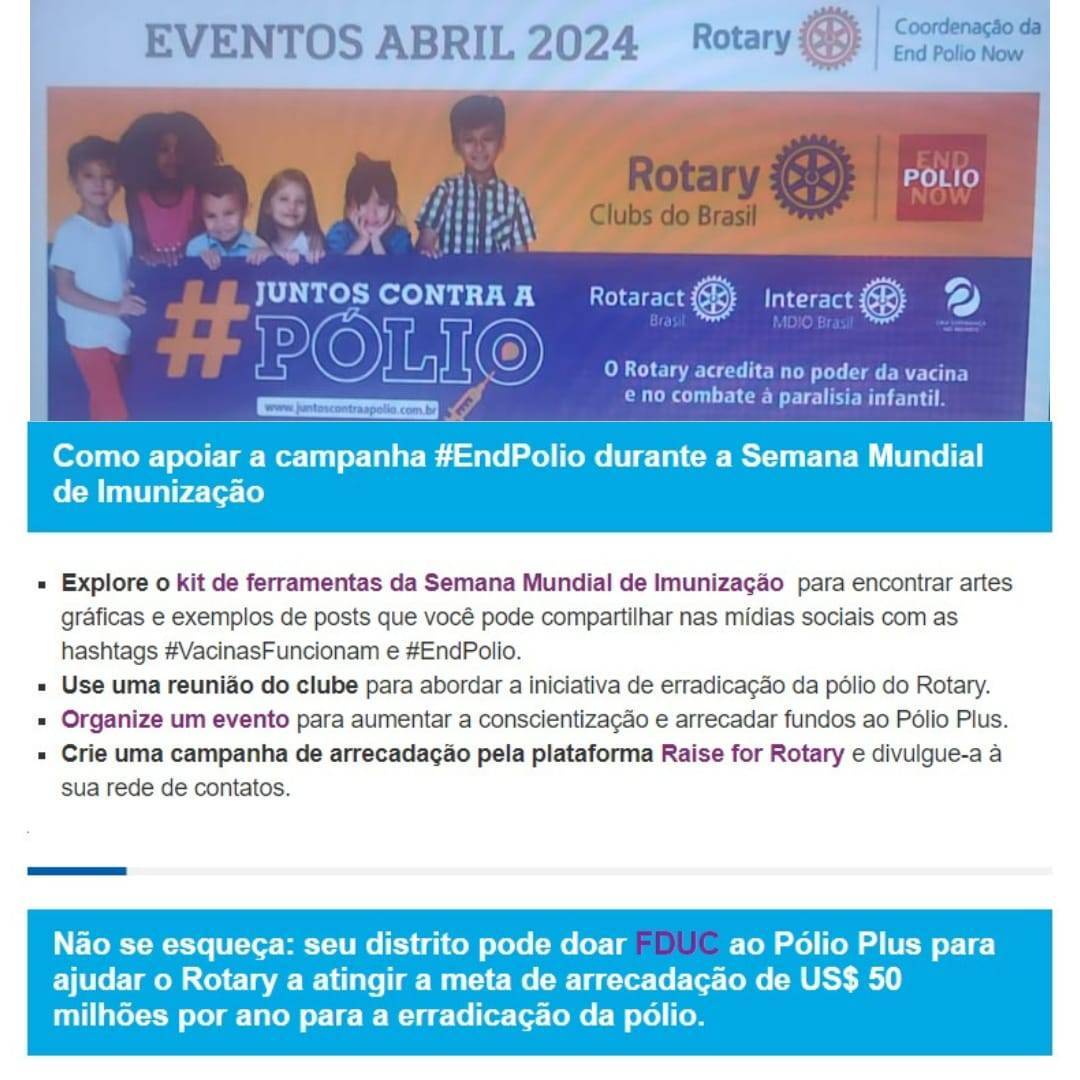 Reunião com os  Coordenadores Distritais Polioplus