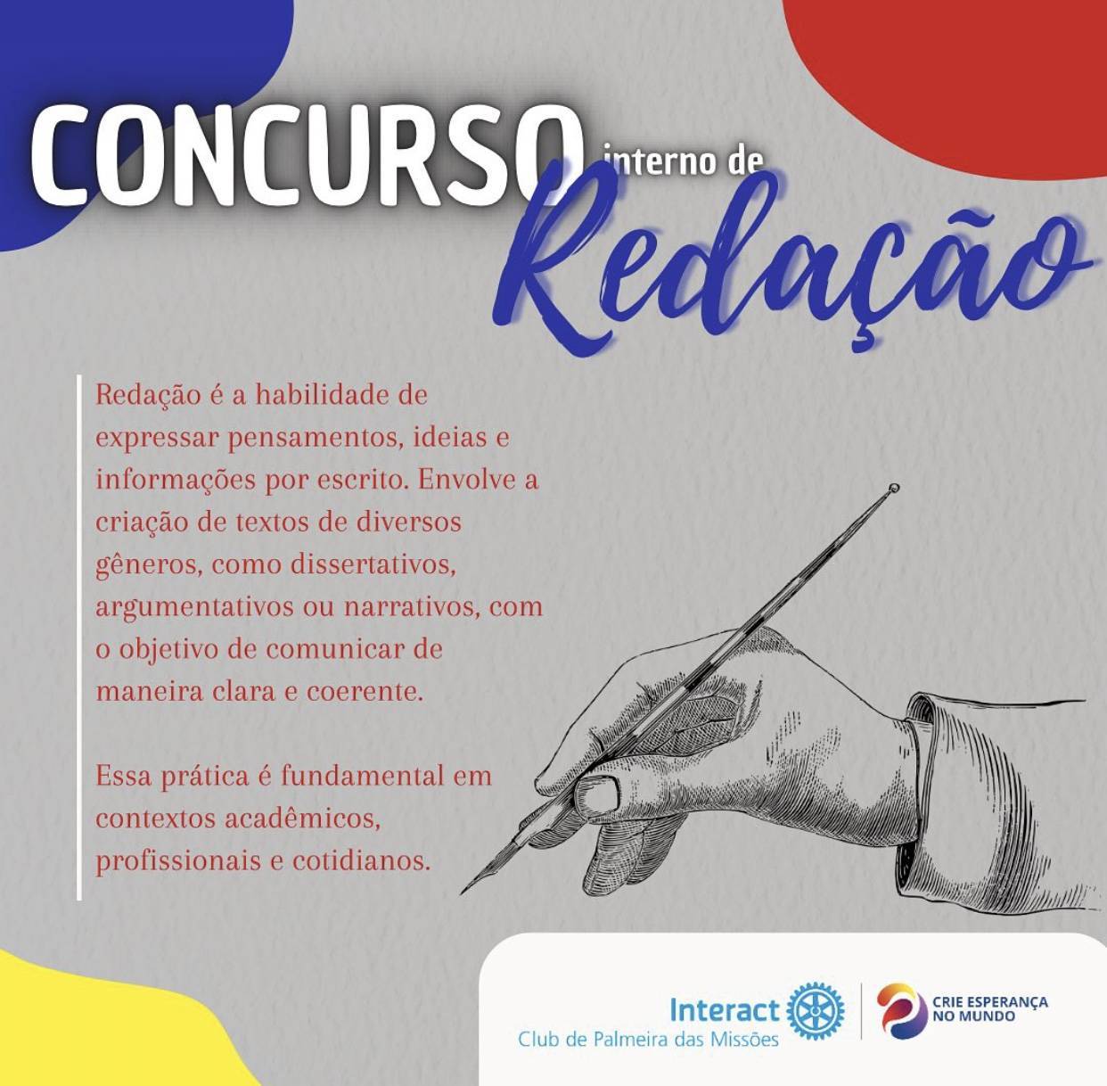 📓✨ É Com orgulho que anunciamos os vencedores do nosso Concurso interno de Redação:   🥇Ana Laura Sebastiani  🥈 Camila Simon  🥉 Vitória Ferraz   Agradecemos a todos os associados que participaram e parabenizamos as meninas pelo empenho, também agradecemos as professoras Ana Paula Moura e Jessica Cavalli Bueno por terem participado da correção das redações.💜