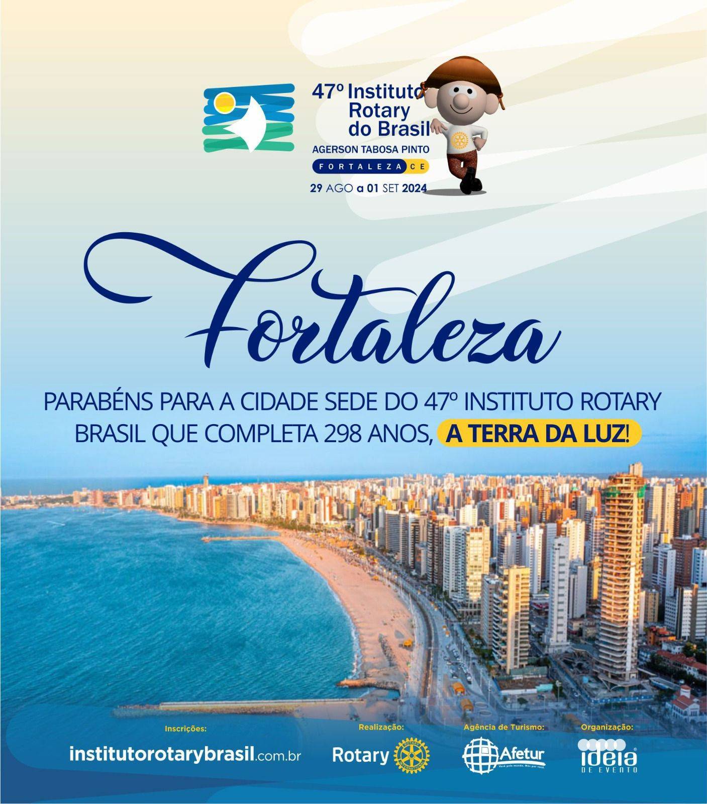 13 de abril - aniversário de Fortaleza - 298 anos