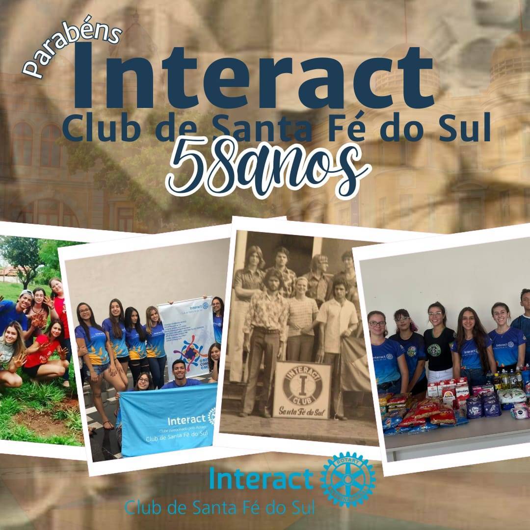  58 Anos de Fundação do Interact Club de Santa Fé do Sul