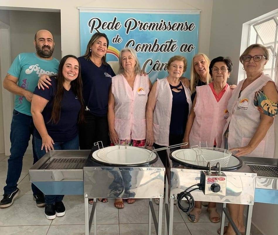 Entrega de Fritadeiras em Promissão 