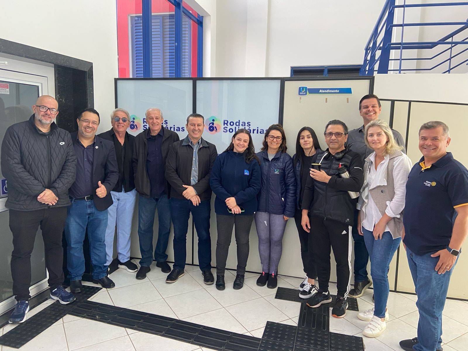 Rotary Alvorada junto com a equipe da UNIPLAC