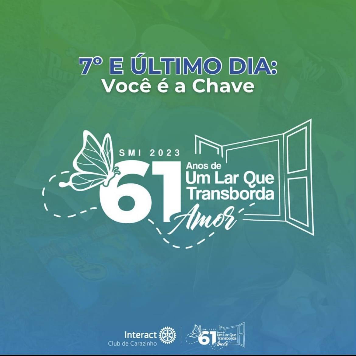 As imagens são registros do post da integração.