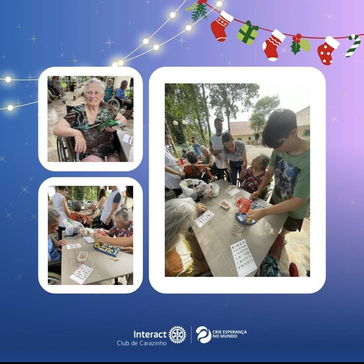 A imagem é um registro do post do projeto.