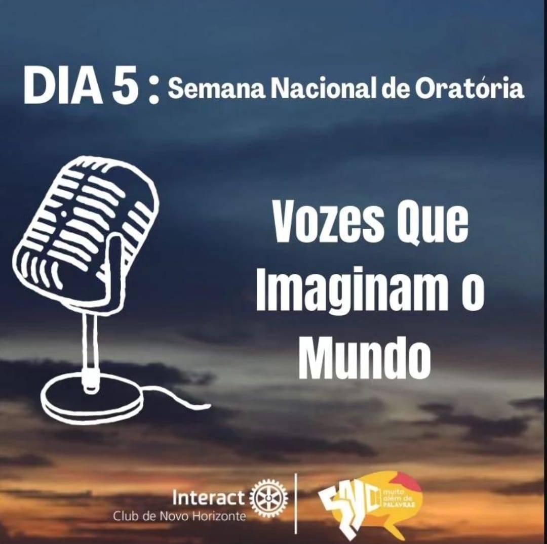 Quinto dia da Semana Nacional de Oratória do Interact Club de Novo Horizonte