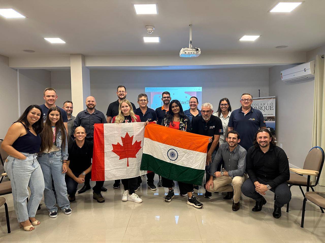 Apresentação das Intercambistas