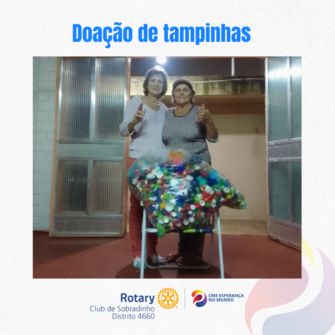 Doação de tampinhas !!