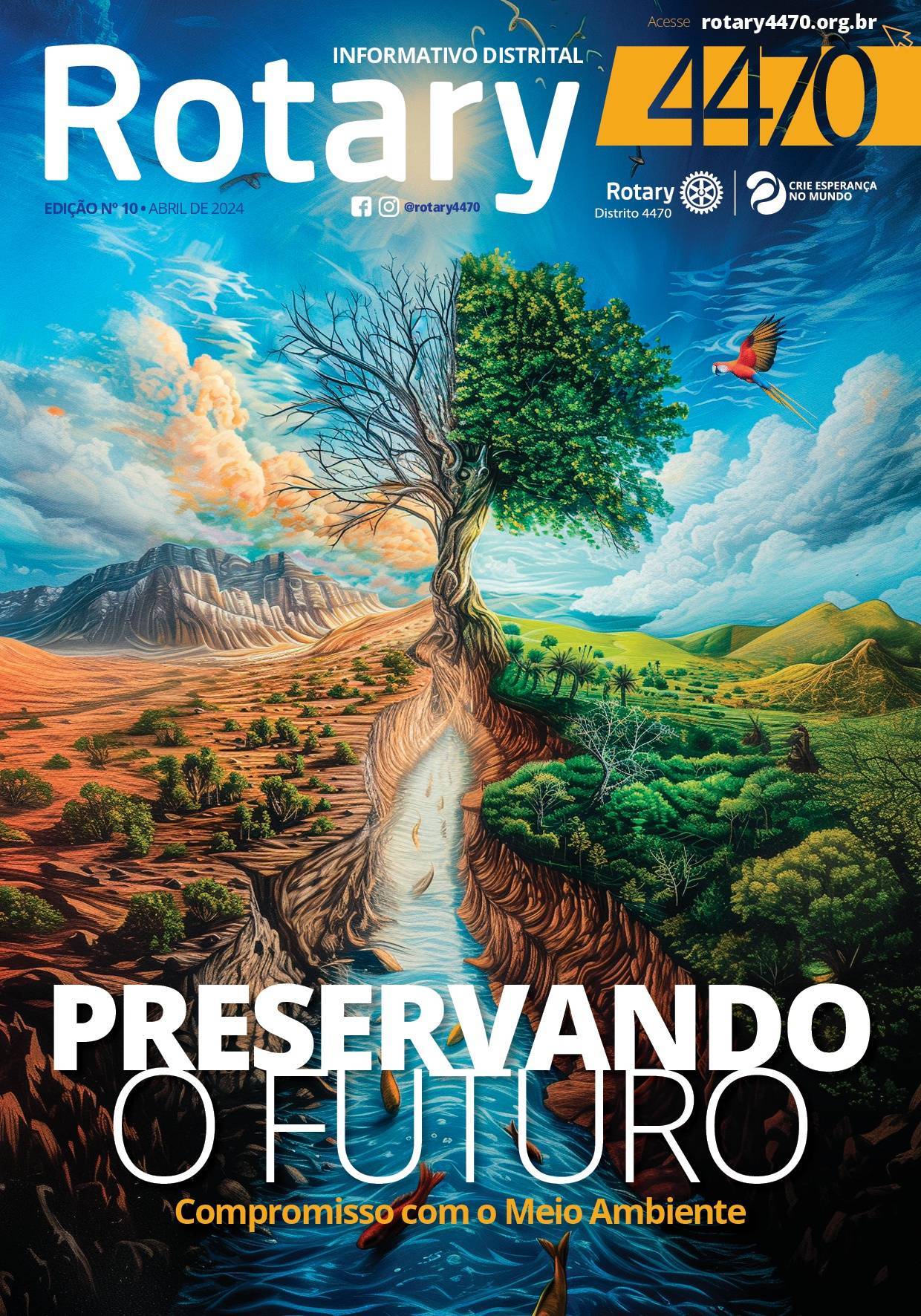 Informativo Rotário de ABRIL/2024 - Numero 10 - Carta Mensal