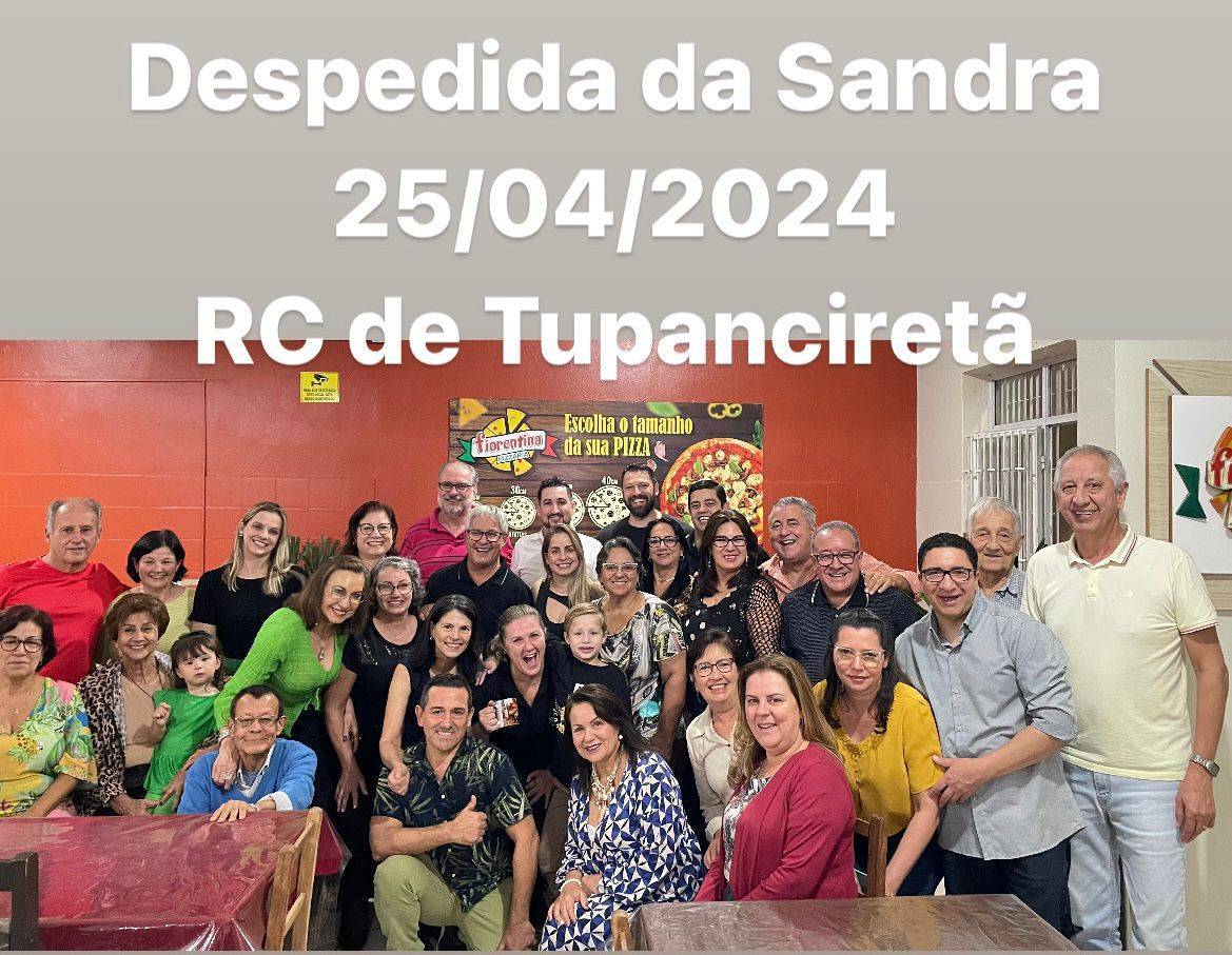 Sandra e os companheiros do RC de Tupanciretã